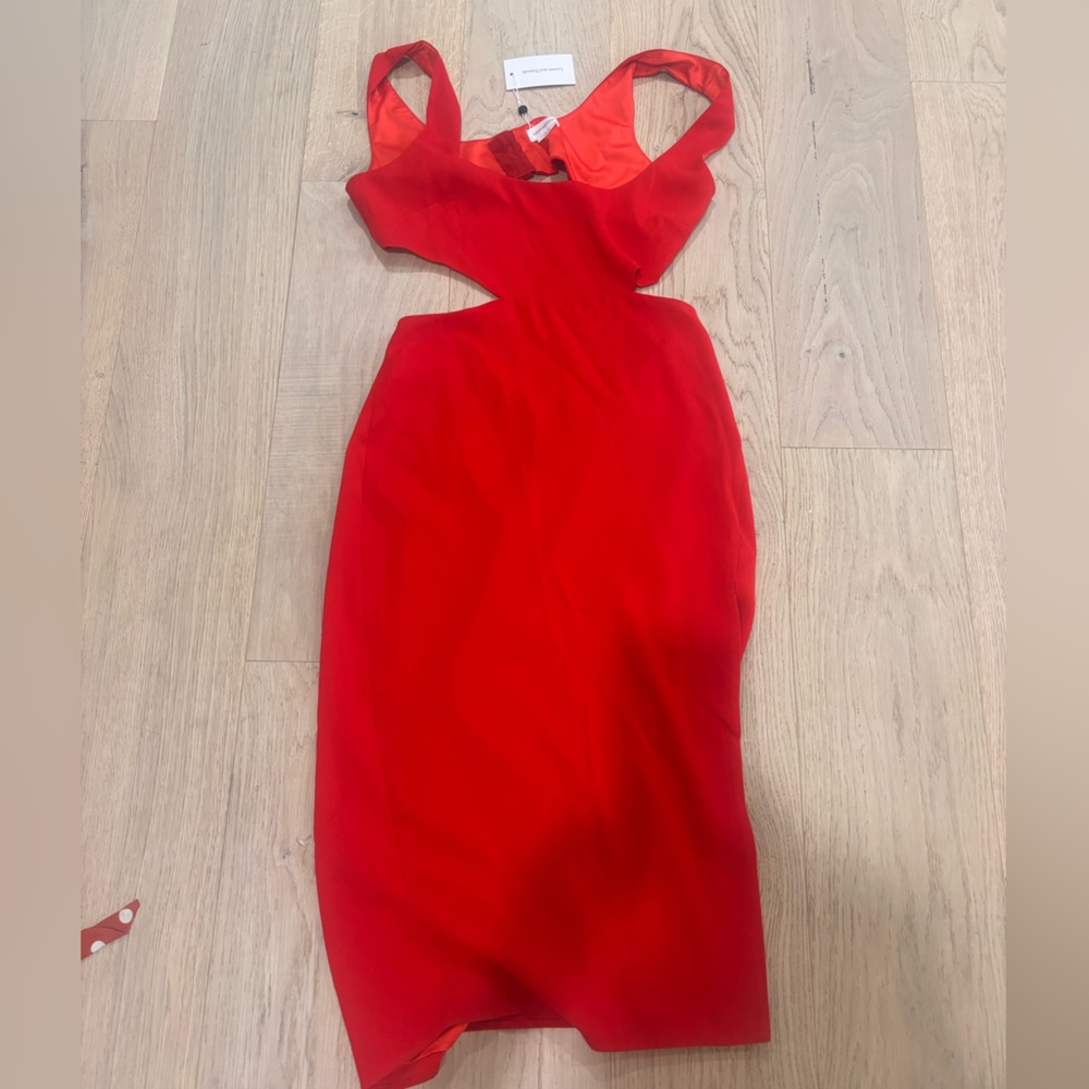 Lovers + Friends Fiery Red Dress